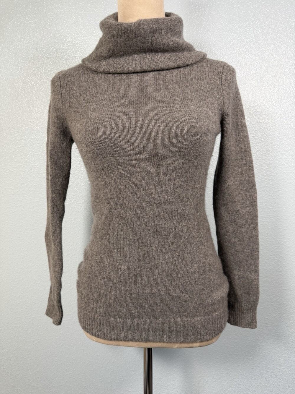 Polo Ralph Lauren 100% Cashmere Turtleneck Sweater Women's XXS Gray